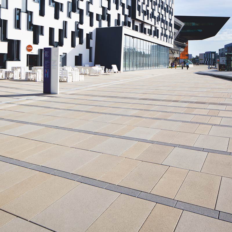 Campus WU Wien Magnum betónové dlažby Friedl Steinwerke  Campus WU Wien Magnum betónové dlažby Friedl Steinwerke