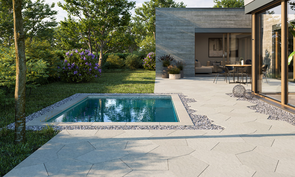 Kusus29, vanilková tieňovaná; terasa a chodnik Kusus29, vanilková tieňovaná; terasa a chodnik