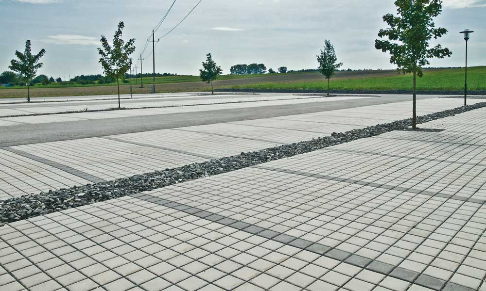 Cupro Blu VG4 20 x 20 x 8 cm sivá a antracitová s dištančnými výstupkami 12,5 mm