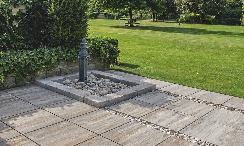 Largo podlahová platňa 59,8 x 59,8 x 5 cm, čadič tieňovaný Largo podlahová platňa 59,8 x 59,8 x 5 cm, čadič tieňovaný