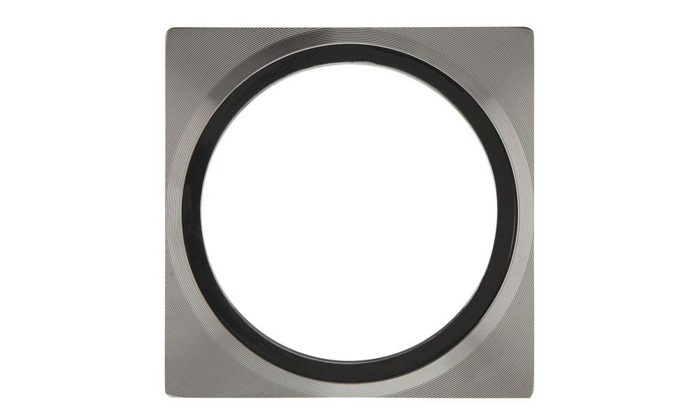 Plate 75 - kryt z nerezovej ocele (75 x 75 mm) pre bodové svetlá Hyve, Fusion a Flux s 60 mm priemerom