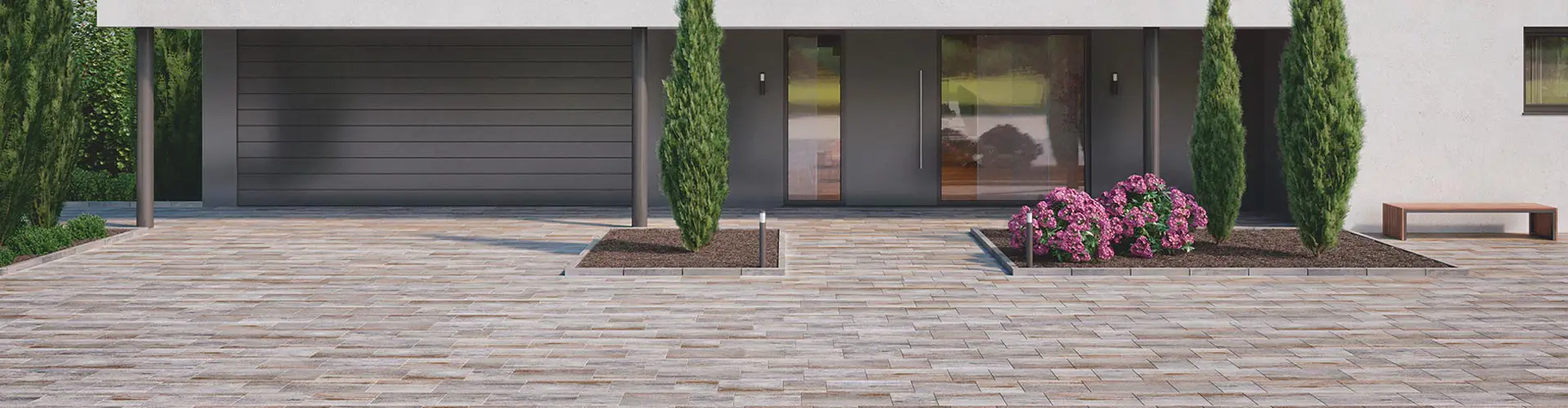 Cadea Š30 VG4 8 cm v čadič tieňovanom od Friedl Steinwerke, ideálna pre štýlové a trvácne príjazdové cesty. Cadea Š30 VG4 8 cm v čadič tieňovanom od Friedl Steinwerke, ideálna pre štýlové a trvácne príjazdové cesty.