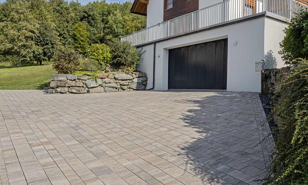 Triad VG4 kombinovaná dlažba,  čadič tieňovaný