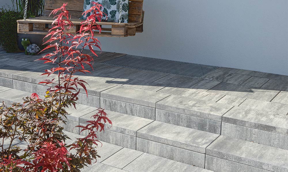 Largo platňa s pohľadovou hranou 59,8 x 39,8 x 5 cm, žulovo sivá tieňovaná; Largo podlahová platňa 59,8 x 29,8 x 5 cm, žulovo sivá tieňovaná (ako zrkadlo) a Campus VG4, žulovo sivá tieňovaná Largo platňa s pohľadovou hranou 59,8 x 39,8 x 5 cm, žulovo sivá tieňovaná; Largo podlahová platňa 59,8 x 29,8 x 5 cm, žulovo sivá tieňovaná (ako zrkadlo) a Campus VG4, žulovo sivá tieňovaná
